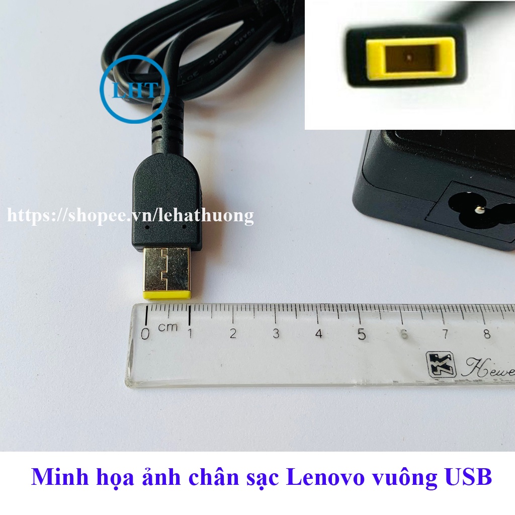 SẠC LENOVO CHÂN USB 20V- 3.25A - 65w (Tặng kèm dây nguồn)