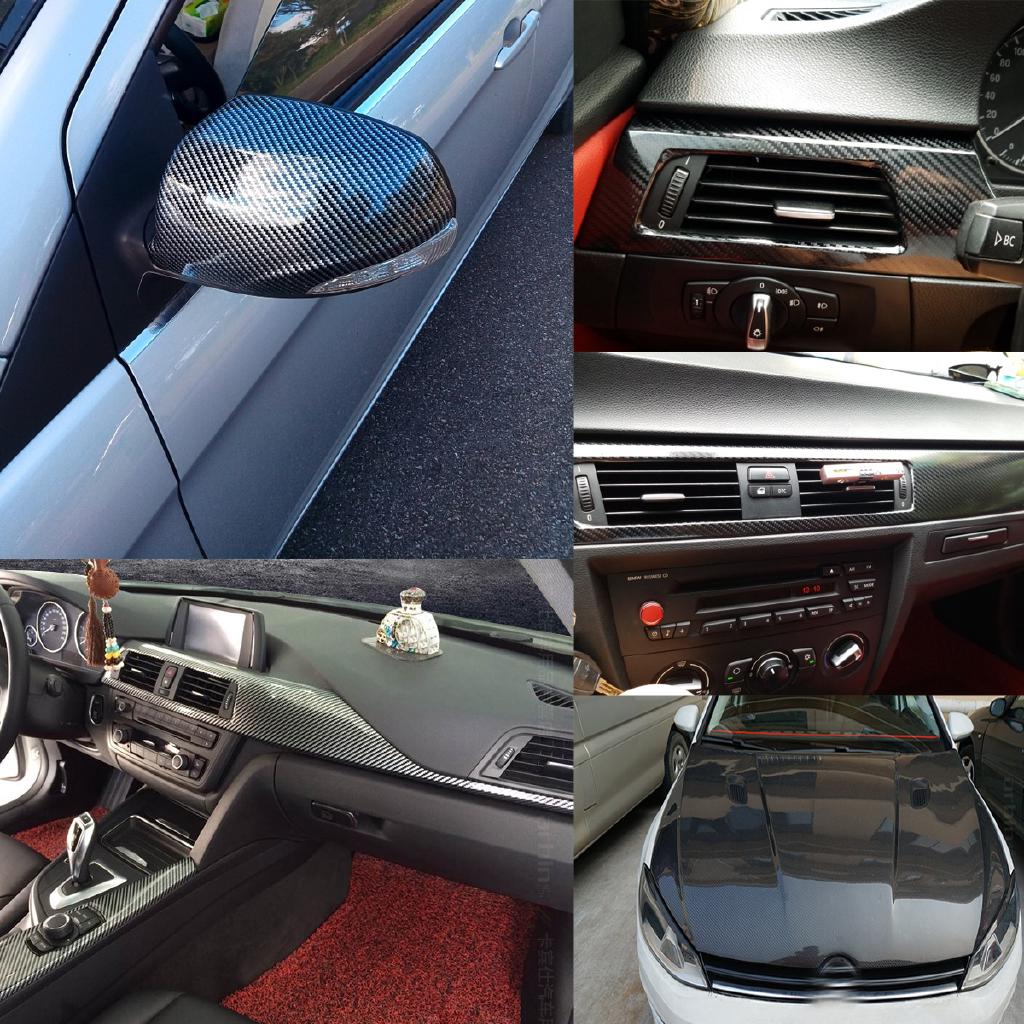Decal vinyl sợi carbon 5D dán xe hơi