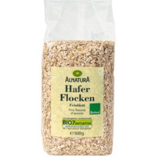 Nguyên hạt 1kg Yến mạch Đức cán dẹt - yến mạch Hafer Flocken
