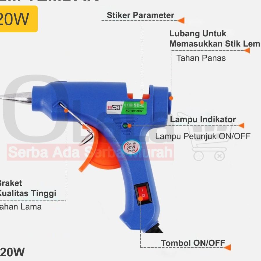 Giảm Giá!! Súng Bắn Keo Đa Năng JQ-20W / 40W #039