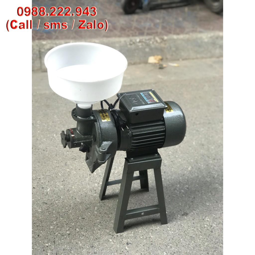 Máy xay bột gạo nước đỗ tương gạo khô bằng cối đá làm bánh cuốn, bún, phở