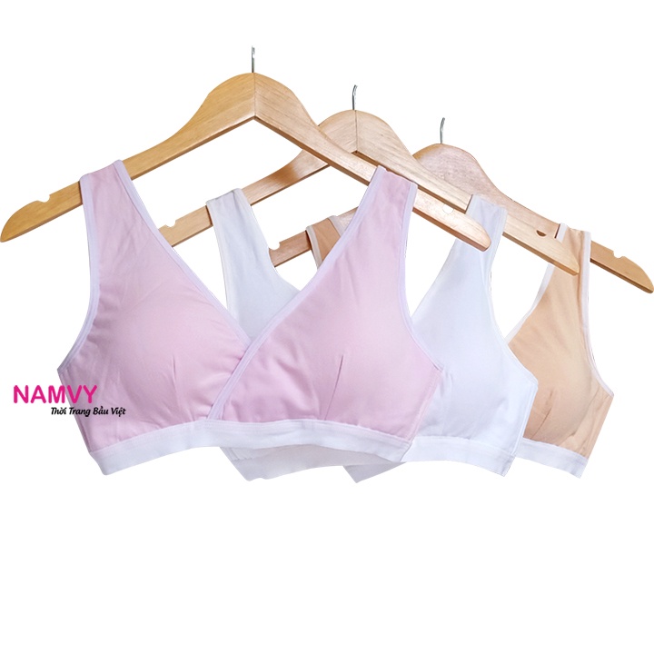 Áo ngực bầu sau sinh chống chảy xệ cotton cao cấp