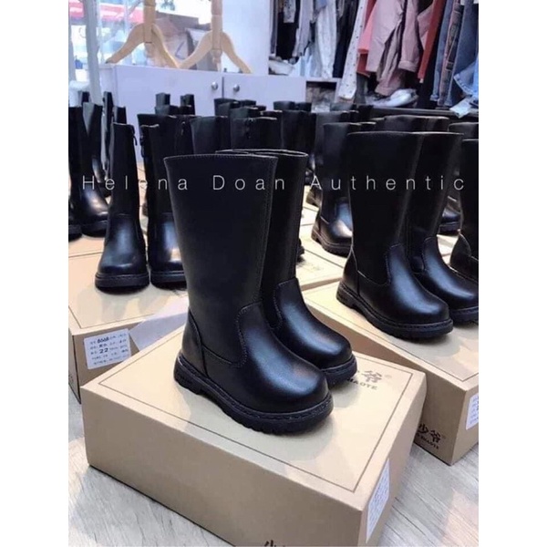 Boot da cao cổ cho bé gái