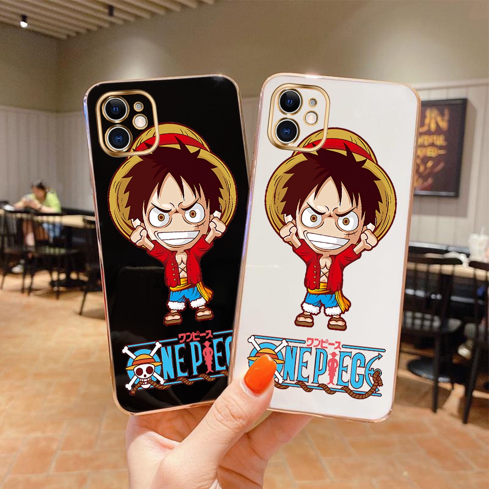 Ốp Điện Thoại Viền Vuông Mềm Họa Tiết Hoạt Hình Luffy Cho Xiaomi Redmi Note 11 Pro 4G/5G 11S Note 11T 5G