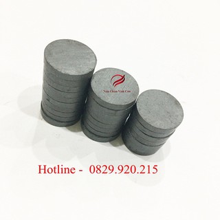 bộ 100 viên nam châm đen kích thước phi 20 dày 3mm