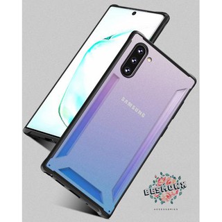 Ốp Note 10 / Note 10 Plus trong viền đen chống sốc