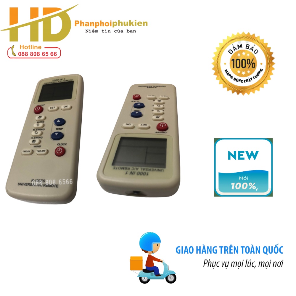 Điều khiển điều hòa đa năng DÙNG ĐƯỢC CHO TẤT CẢ CÁC DÒNG ĐIỀU HÒA