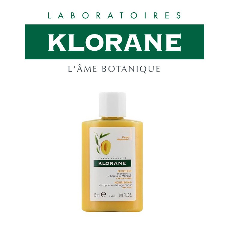 Dầu gội Klorane 25ml sample nhiều loại lựa chọn