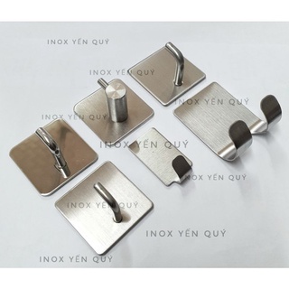 Móc Inox 304 Dán Tường - KHỐNG KHOAN - SIÊU DÍNH - SIÊU CHỐNG NƯỚC - BỀN BỈ