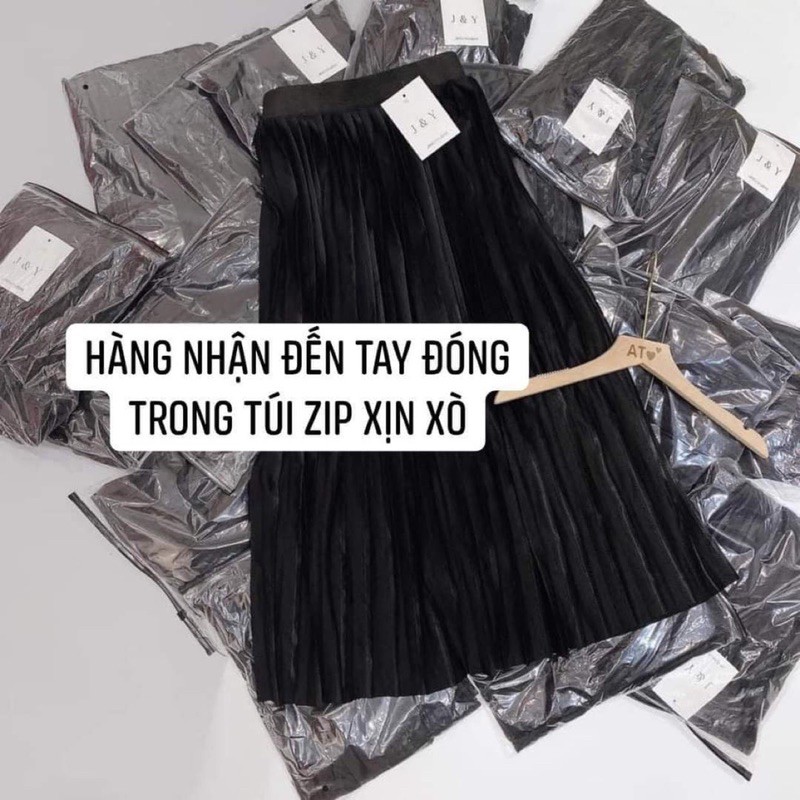 CHÂN VÁY DÀI DẬP LY CHẤT UMI HÀNG BÁN SHOP