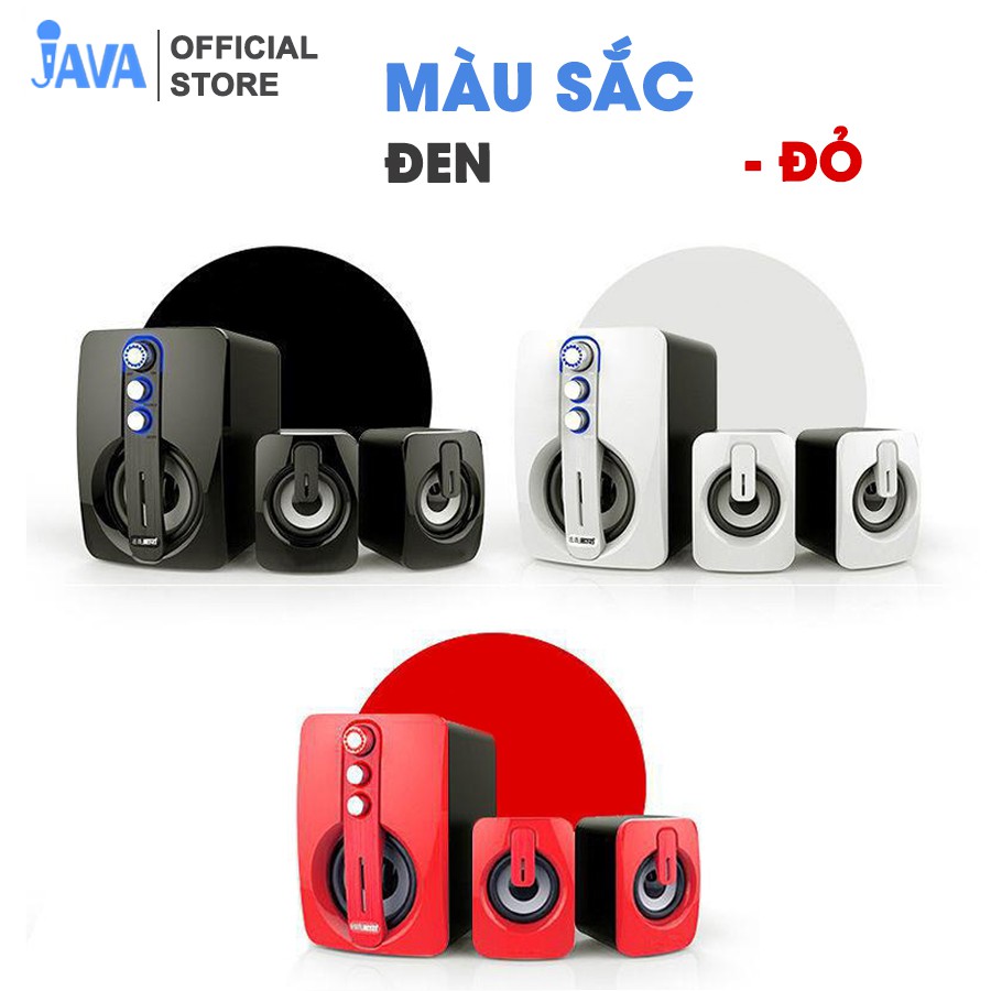 [MẪU 2021 CÓ 3 NÚT CHỈNH] Bộ 3 Loa Vi Tính BLUETOOTH- PC 2.1 Bass Cực Mạnh - Loa vi tính Âm Bass Treble Hay - Nhỏ Gọn