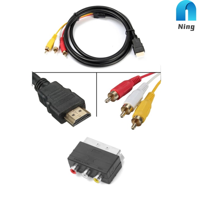 Cáp Chuyển Đổi Hdmi Sang 3RCA Av Chuyên Dụng Chất Lượng Cao