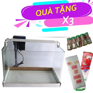 Bể cá kính đúc 45x28x30 cm