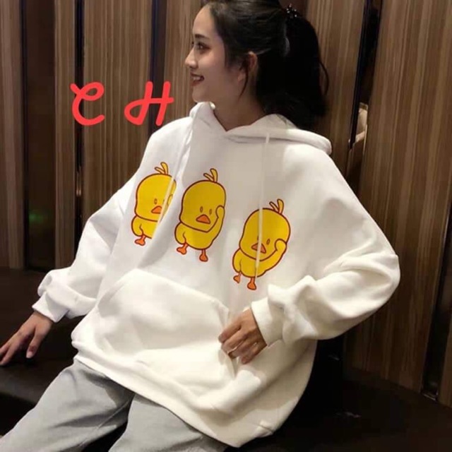 Áo hoodie ba vịt chào cờ COH0919