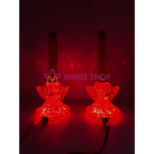 [MR-NEN5] 2 CÂY ĐÈN NẾN ĐỂ BÀN THỜ CAO CẤP, ĐÈN THỜ CÚNG, ĐÈN BÀN THỜ, ĐÈN NẾN ĐIỆN TỬ