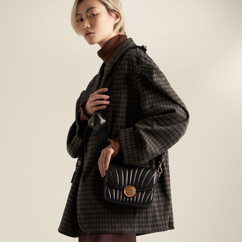 Túi Nữ Set túi Auroraset túi mẹ con khoá đảy da mềm đeo chéo