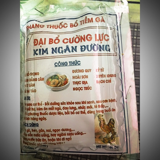 Gói lẩu thuốc bắc hầm gà