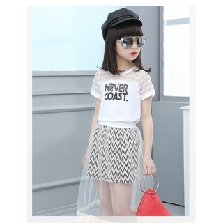 Set bộ áo váy sang chảnh cho bé gái