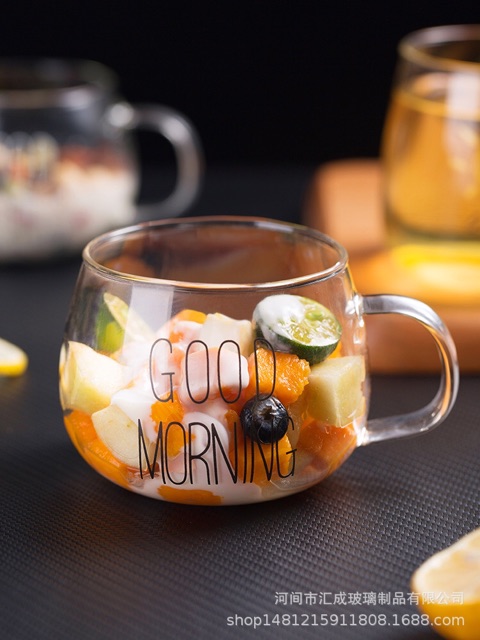 Ly Thủy tinh - Ly good morning , sẵn hàng