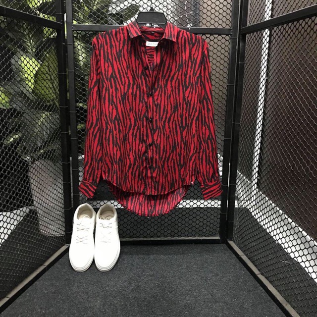 Sơ mi nam dài tay form rộng họa tiết vải lụa cao cấp S57 | BigBuy360 - bigbuy360.vn