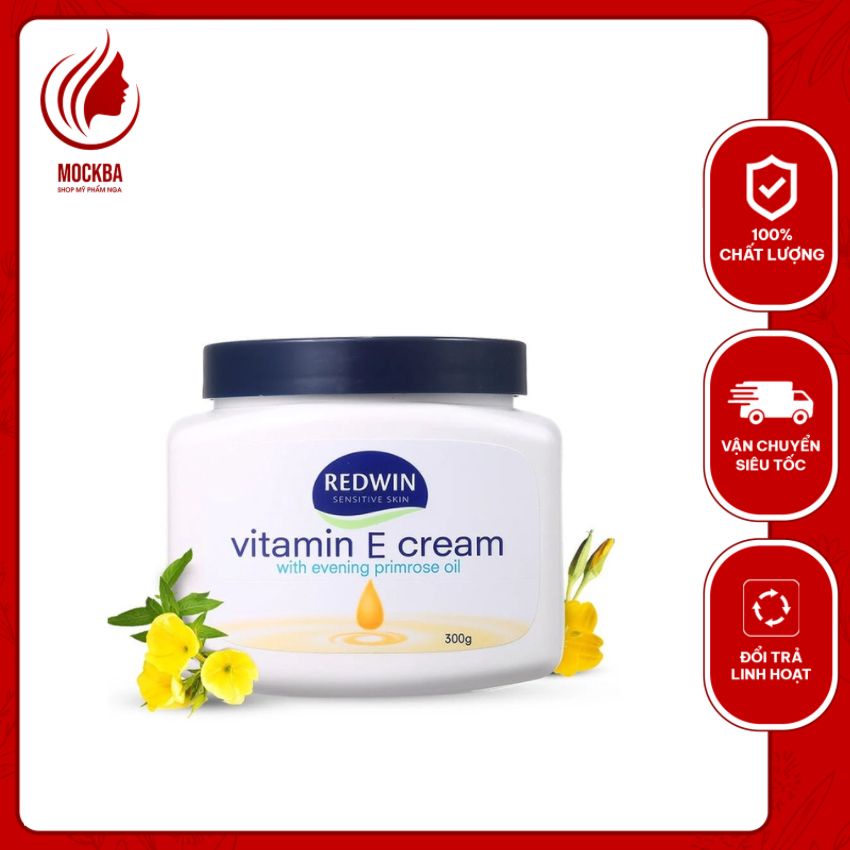 Kem dưỡng da redwin vitamin e chuyên làm mềm mịn & cấp ẩm cho da cao cấp của úc 300g made in australia