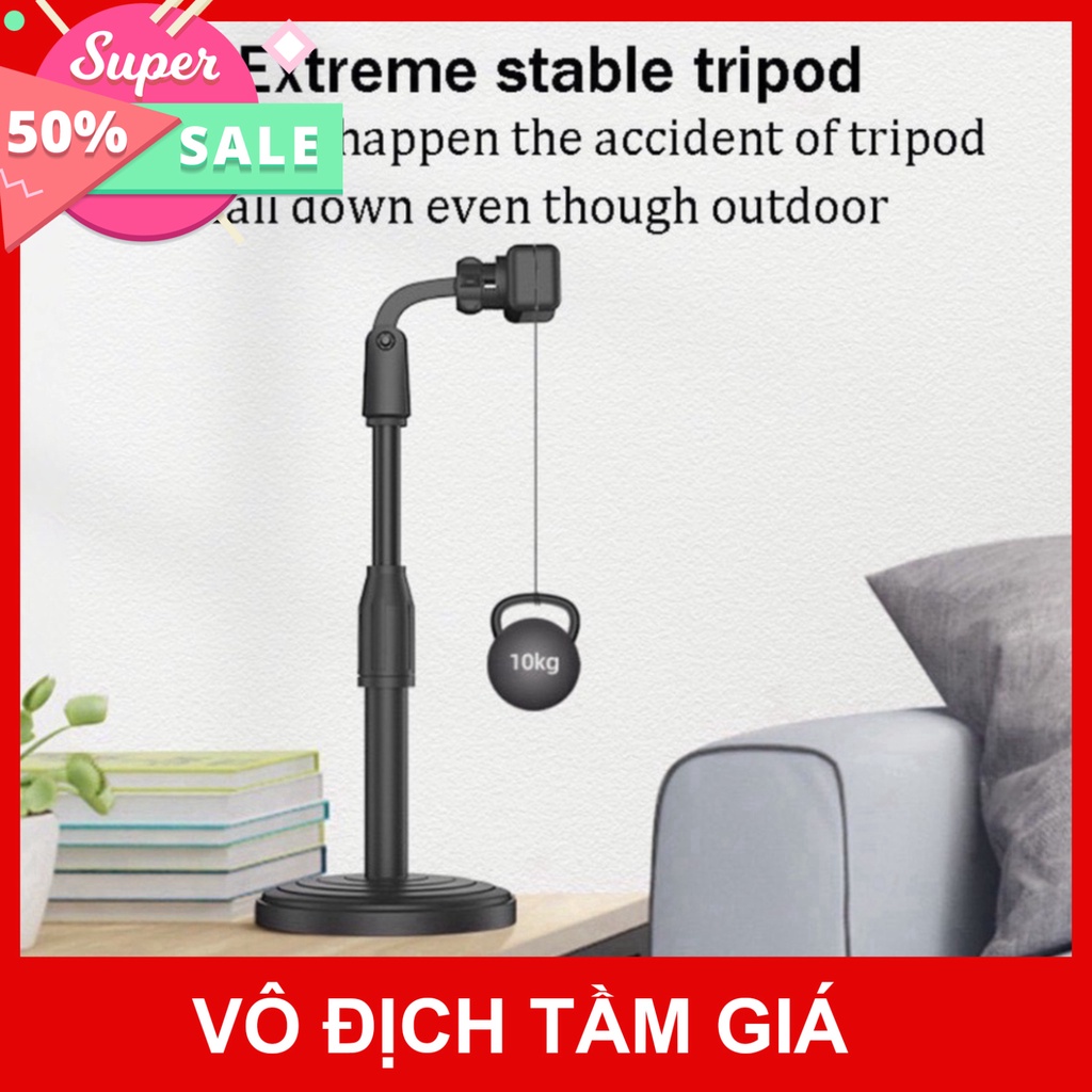 (Sale) Giá Đỡ Điện Thoại Livestream, Kẹp Điện Thoại Đa Năng Xoay 360 Độ, Điều Chỉnh Độ Cao PAPAA.HOME TGPK8999