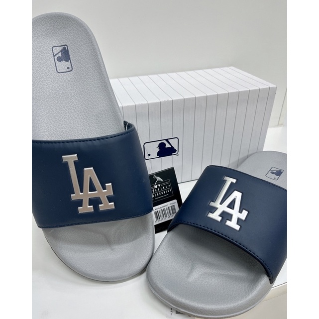 DÉP MLB NỘI ĐỊA HÀN - DÉP QUAI NGANG UNISEX NAM NỮ FULLBOX - HÀNG CÓ SẴN