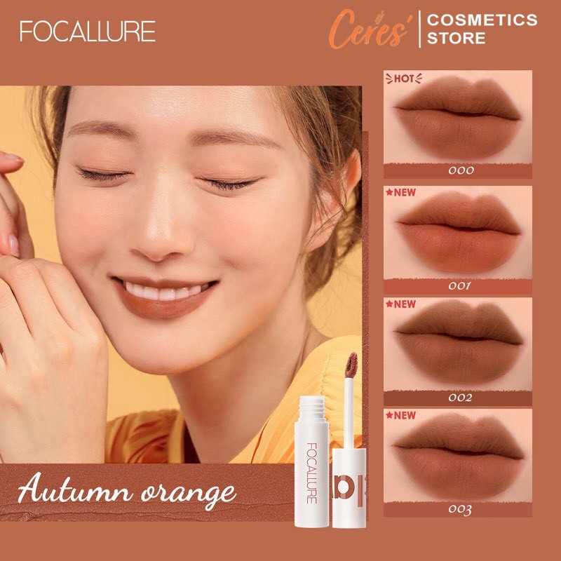 Son Kem Focallure - Son Kem Lì Màu Nhung Mịn 16g | BigBuy360 - bigbuy360.vn