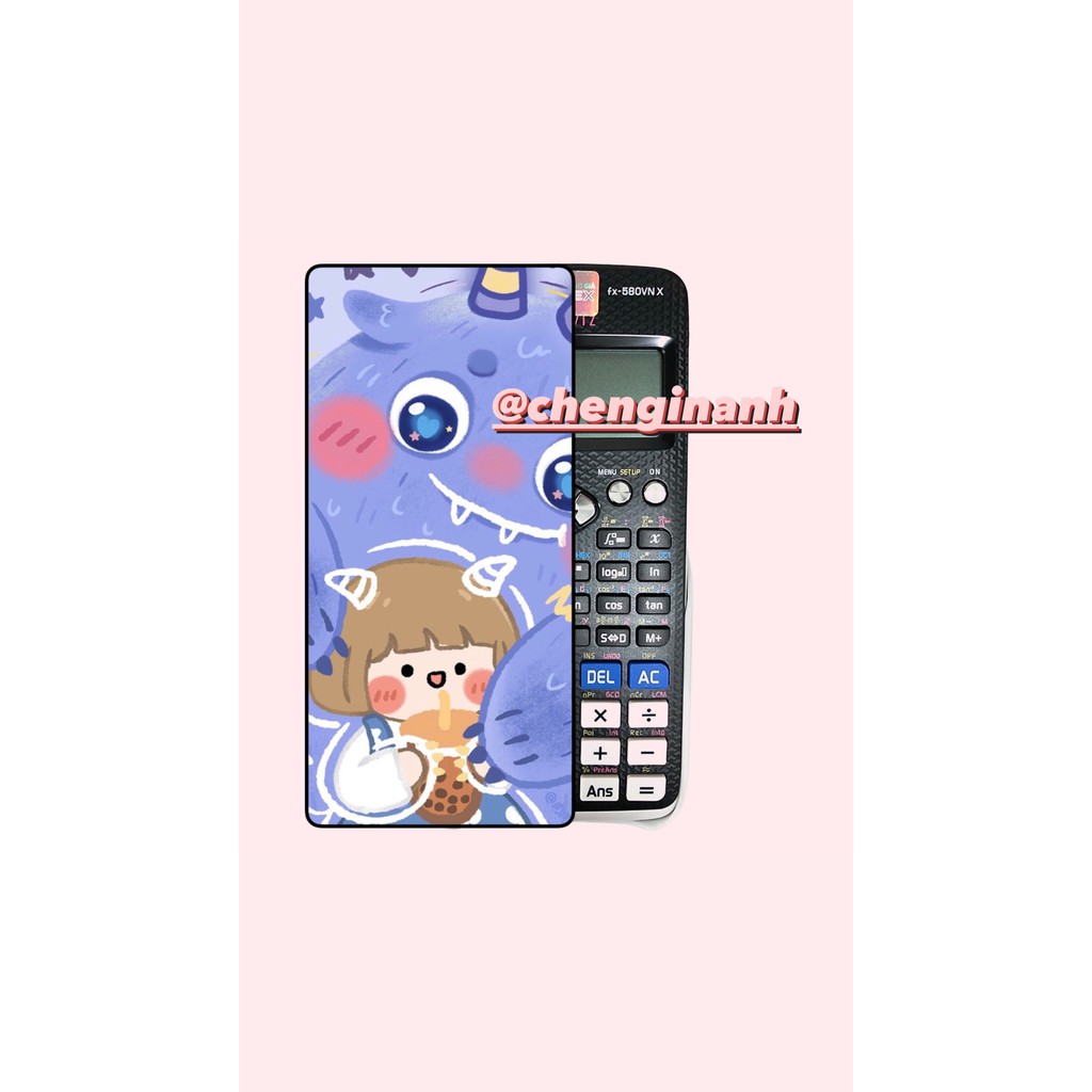 Miếng decal dán máy tính bỏ túi vinacal/casio