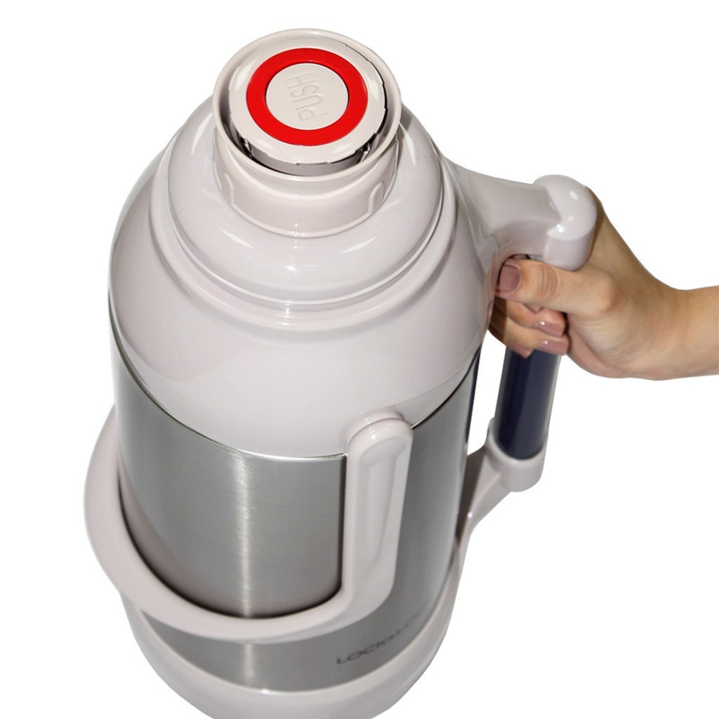 Bình thủy nước sôi giữ nhiệt Lock & Lock 3.2 lít   phích nước nóng Inox 304 dung tích 3200ml 002 11 11