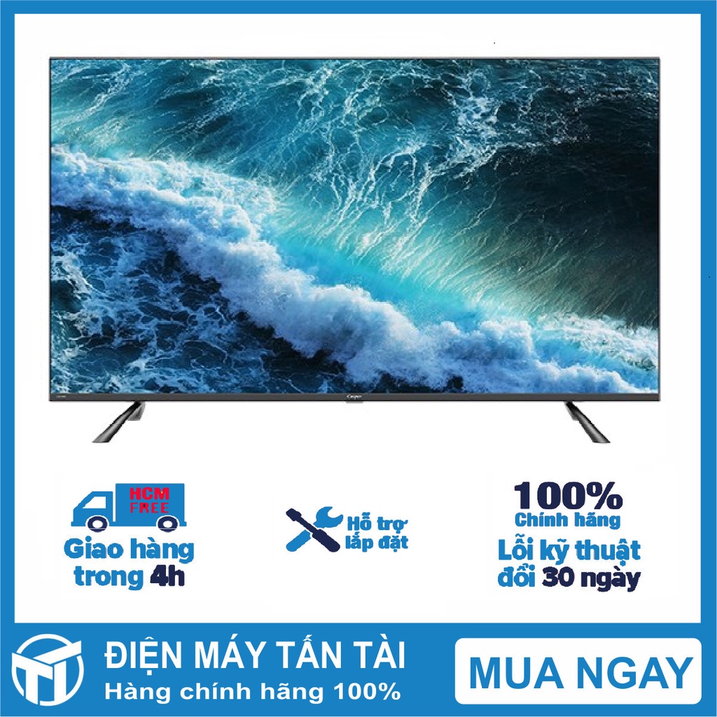 Android Tivi Casper 4K 55 inch 55UG6100 Mới 2021 Hệ điều hành Android 9.0,Remote thông minh - gioa hàng miễn phí HCM