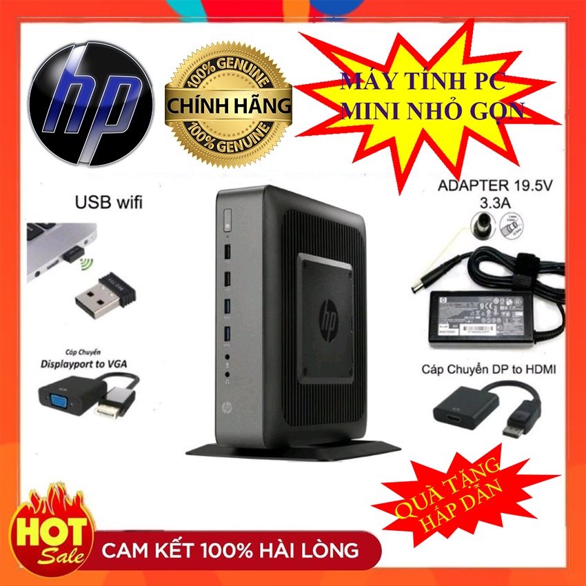 [Xịn Mới]Cây máy tính pc MINI HPT620 RAM 4GB và 8G,SSD 120GB-Case nhỏ gọn Gamming Cực khỏe chơi game văn phòng giải trí