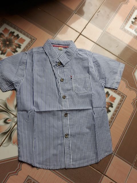 Áo sơ mi kẻ cho bé 0 đến 6 tuổi