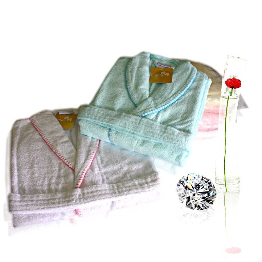 Áo choàng tắm trẻ em chất liệu cotton ACE4 Mollis - Chiều dài 78 cm