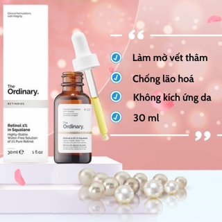 Tinh chất retinol squalane nồng độ 0.2% - 0.5% - 1% - the ordinary