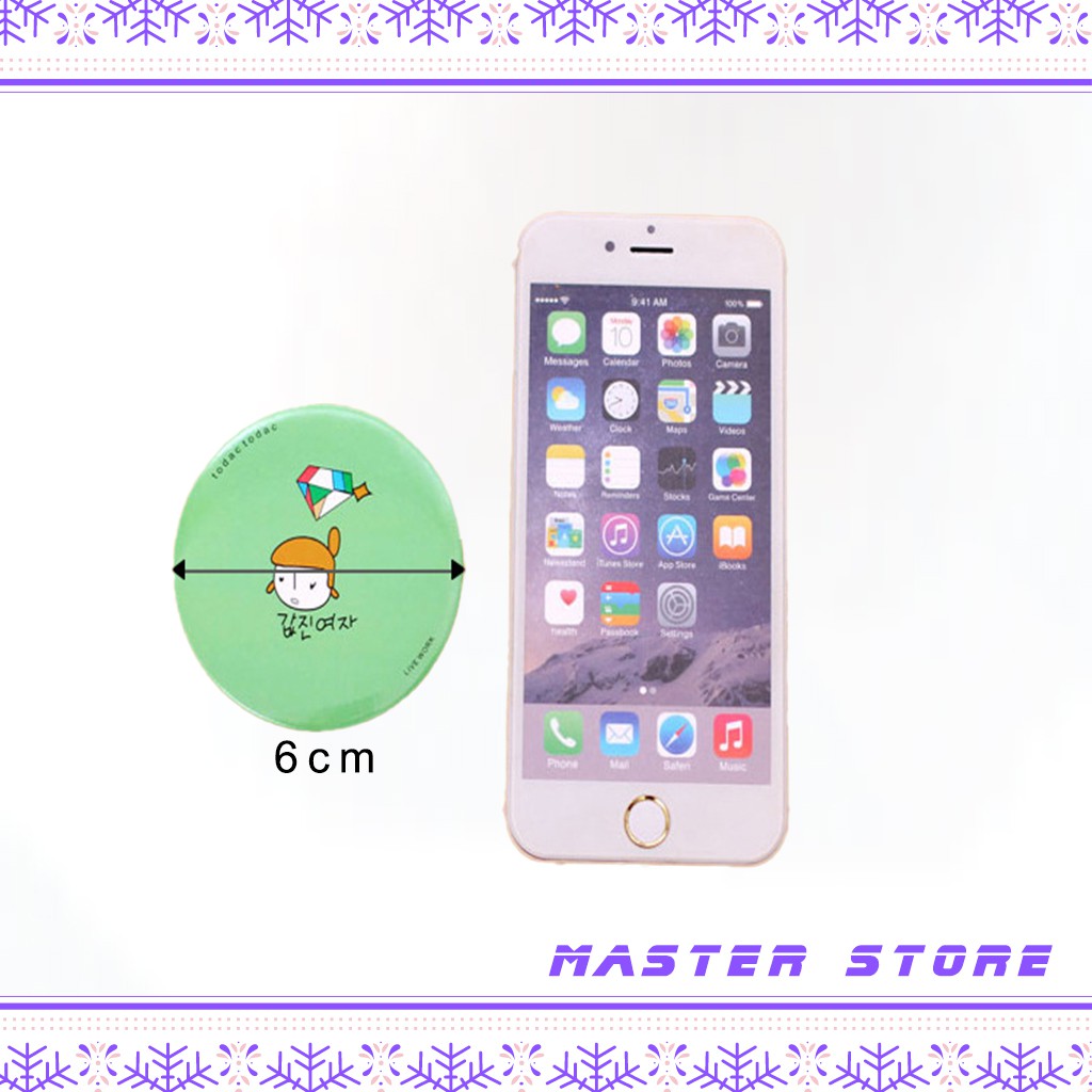 Gương trang điểm mini Hàn quốc dễ thương Master Store