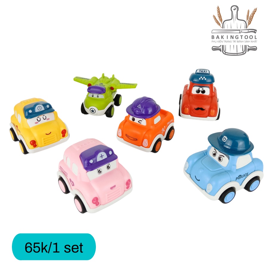 Set 6 xe + máy bay sắc màu SP068288