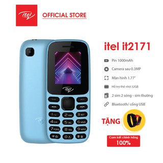Điện thoại Itel it2171 - 2 sim 2 sóng - Hàng chính hãng