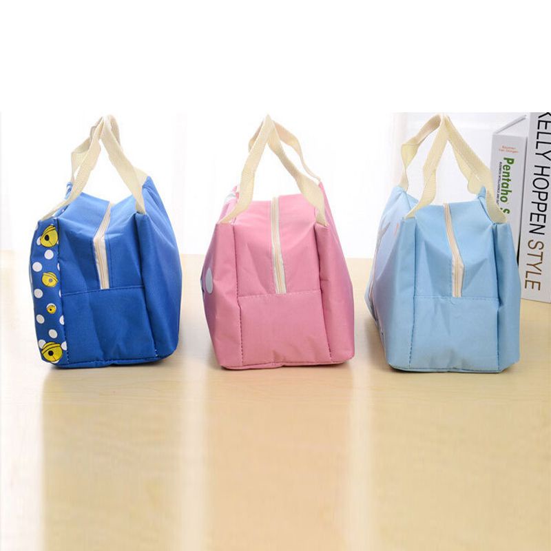 Doraemon Totoro Stitch Waterproof Cute Lunch Bag Kids Cooler Insulation Thermal