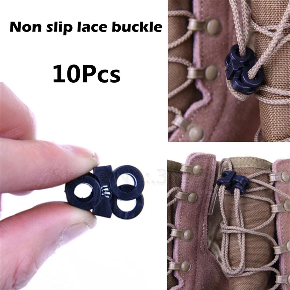 Khóa Dây Giày Nhanh Chóng Màu Đen Siêu Bền Tiện Dụng Mang Theo Cắm Trại / Leo Núi