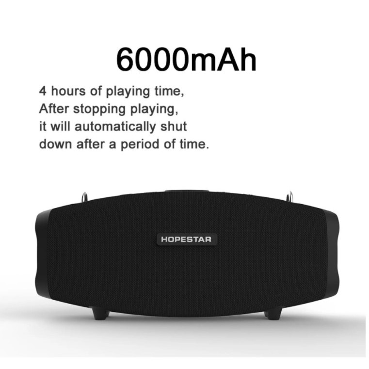 Loa bluetooth Karaoke cao cấp Hopestar H1 40W, Bass cực khủng, Pin 6000mAH + Kèm 1 micro không dây