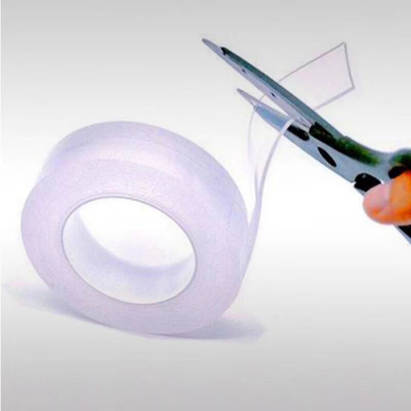 Băng Keo Nano Hai Mặt Trong Suốt Có Thể Tái Sử Dụng Dễ Dàng Tháo Gỡ
