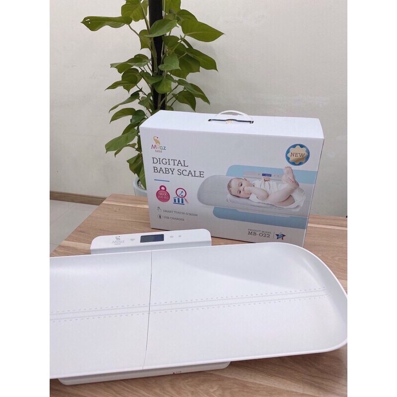 Cân điện tử cho mẹ và bé MOAZBEBE Mb022-Bảo hành chính hãng 12 tháng