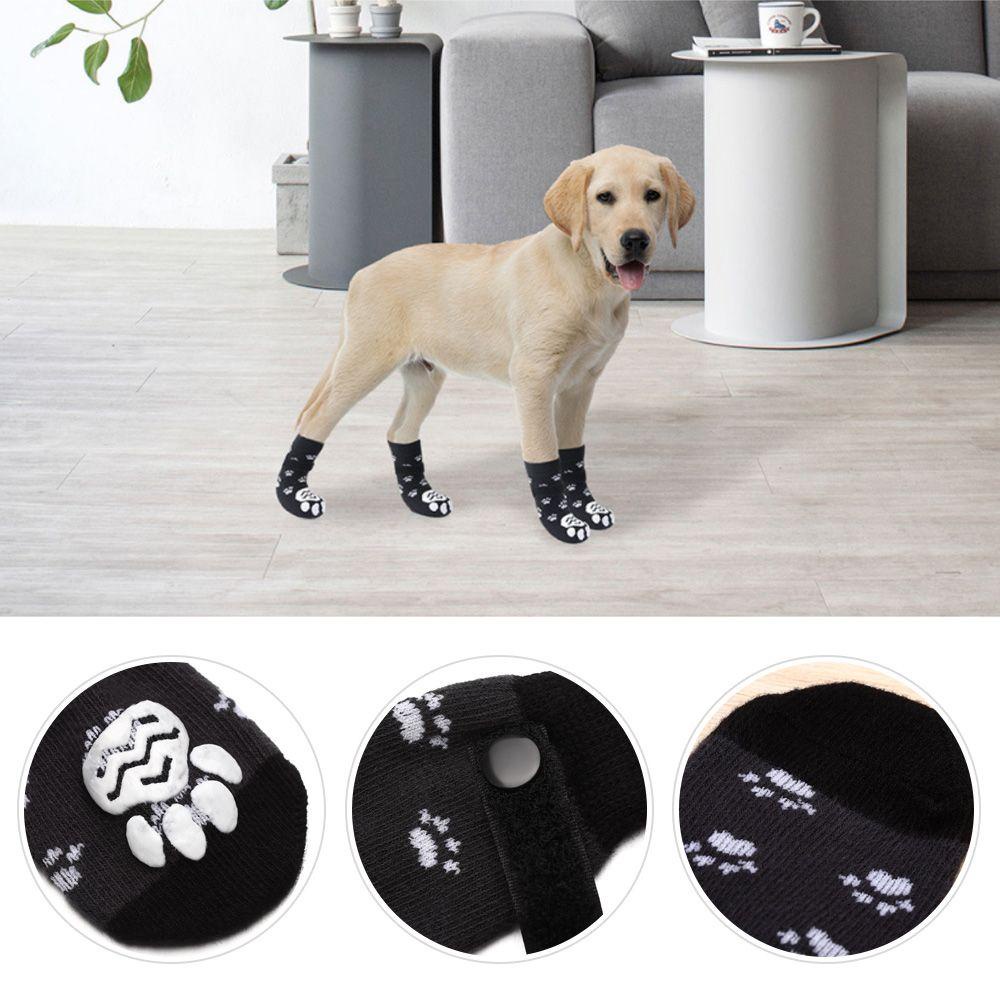 1 Đôi Tất Chân Cotton Giữ Ấm Chống Trượt Cho Thú Cưng