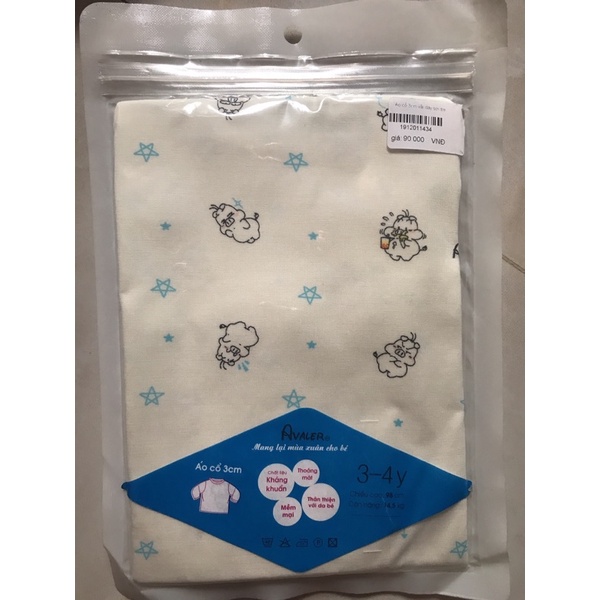 Áo cổ 3cm Avaler dài tay chính hãng