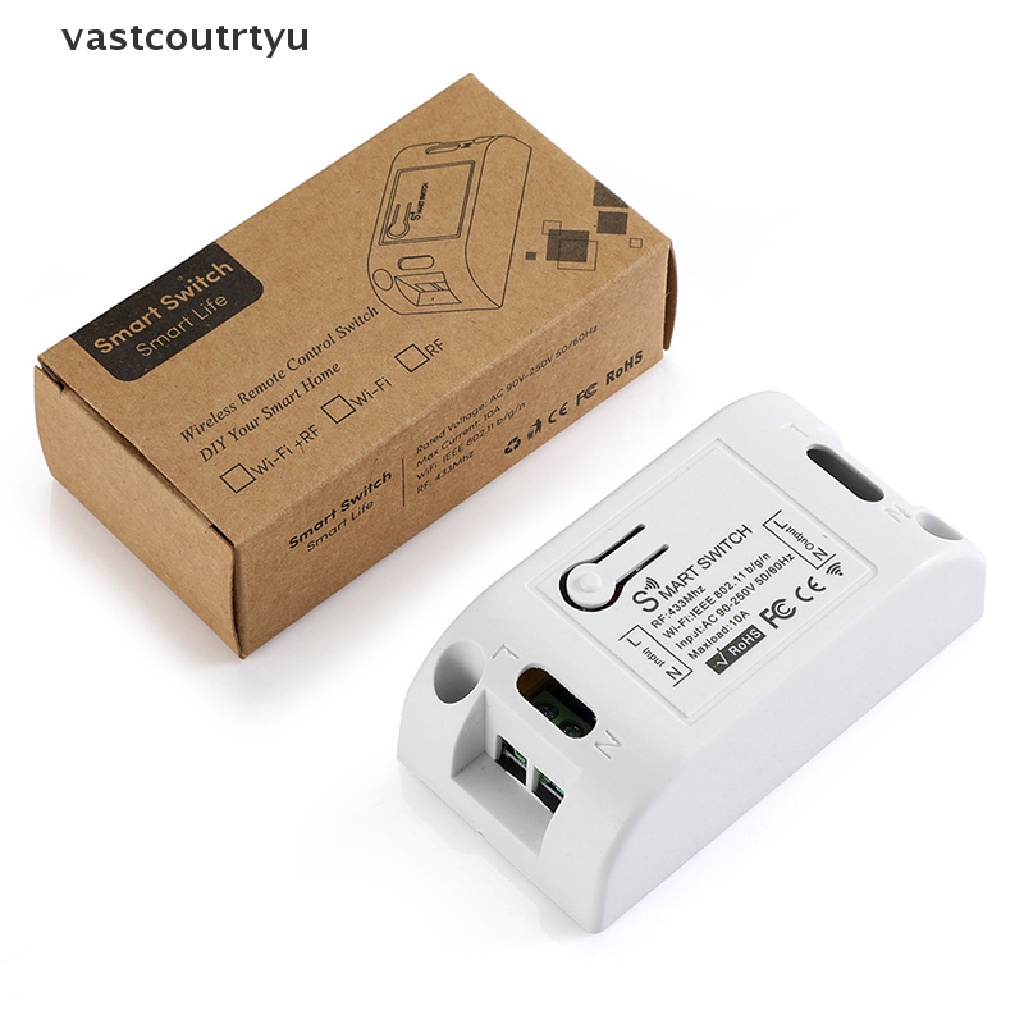 Công Tắc Thông Minh Không Dây Kết Nối WiFi Điều Khiển Bằng Giọng Nói Tiện Dụng Cho Gia Đình DIY