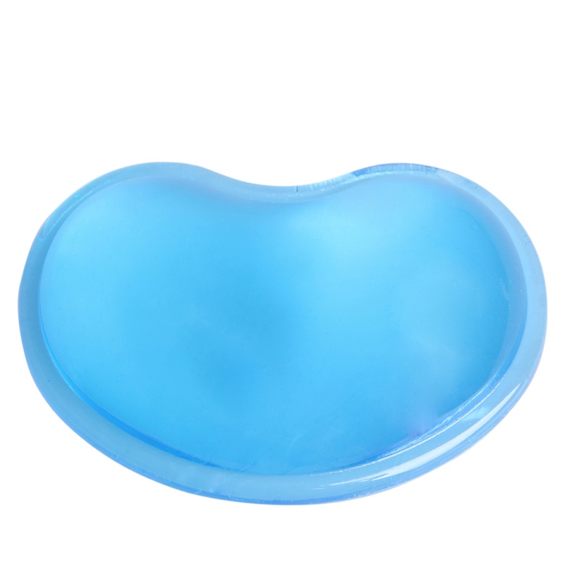 Đệm Lót Chuột Bằng Silicone Gel Trong Mờ Hình Lượn Sóng