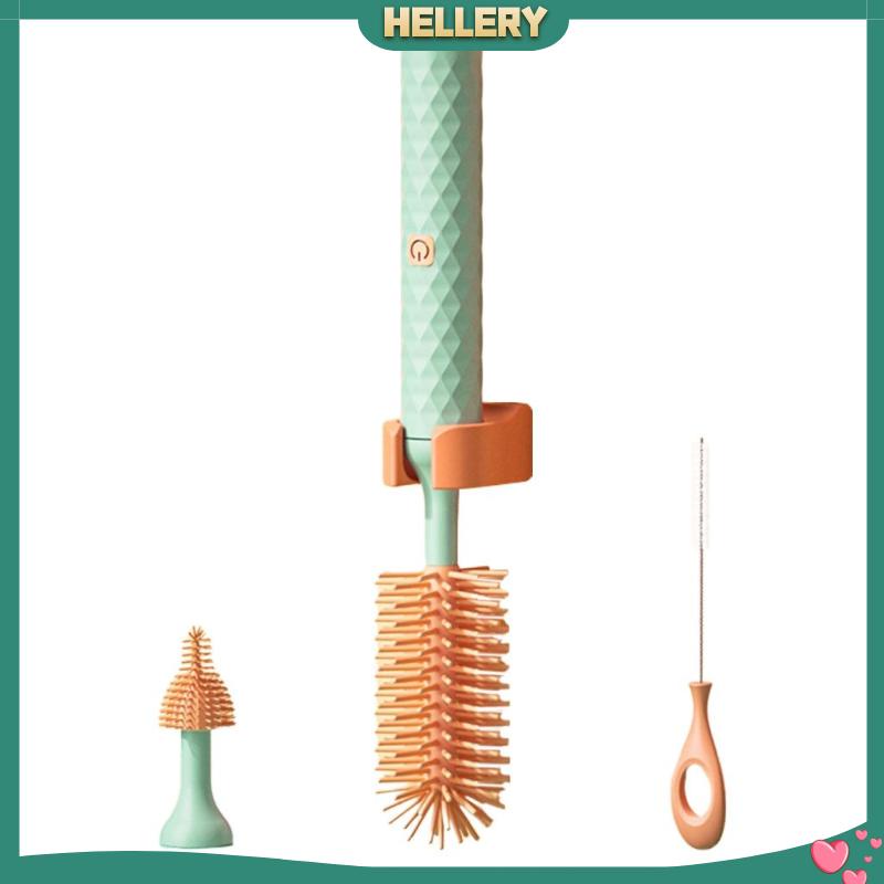 Bàn Chải Điện Vệ Sinh Bình Sữa Em Bé Bằng Silicone Có Thể Sạc Lại