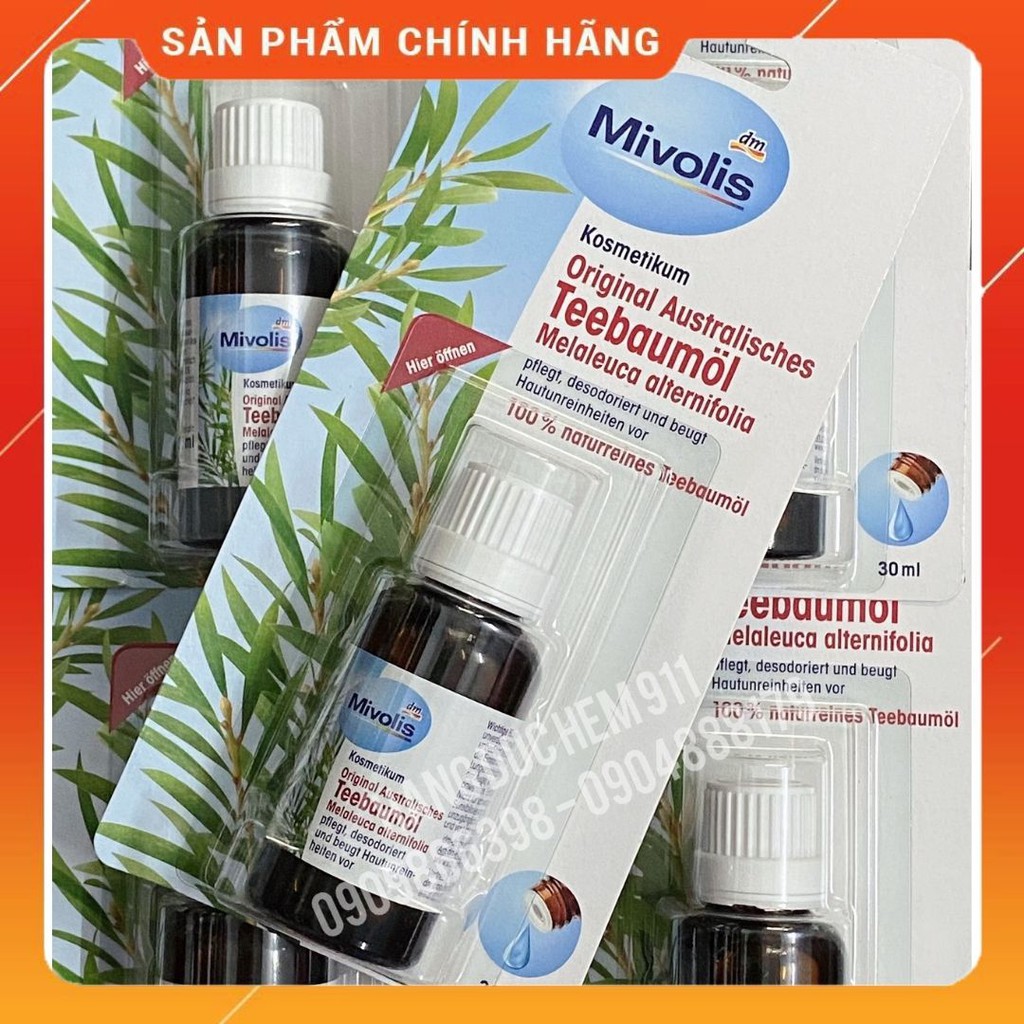 Tinh dầu tràm trà Mivolis Teebaumol 30ml nội địa Đức