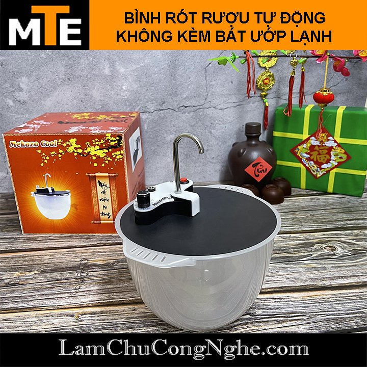 Máy rót rượu tự động cảm ứng MeKaZô - Dung tích 1.2-1.8L